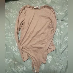 Krush Boutique Pink Suede Bodysuit